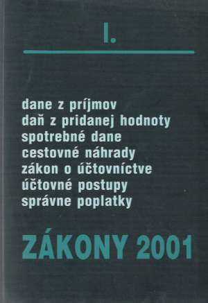 Obal knihy Zákony 2001