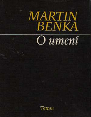 Obal knihy Martin Benka - O umení