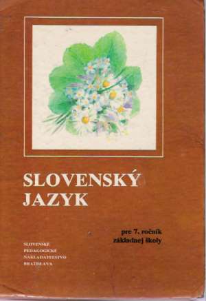 Obal knihy Slovenský jazyk pre 7.ročník základnej školy