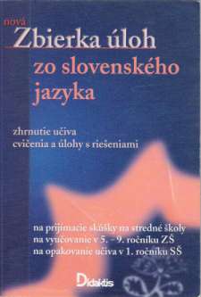 Obal knihy Zbierka úloh zo slovenského jazyka