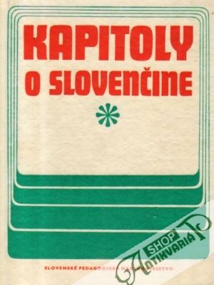 Obal knihy Kapitoly o slovenčine