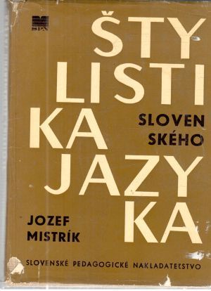 Obal knihy Štylistika slovenského jazyka