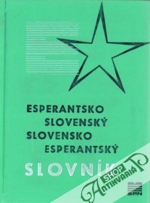Obal knihy Esperantsko - slovenský a slovensko - esperantský slovník