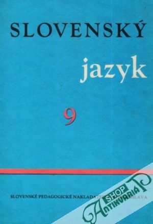 Obal knihy Slovenský jazyk 9.