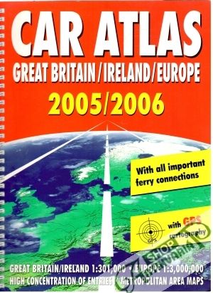 Obal knihy Car atlas - Great Britain, Ireland, Europe - 2005/2006