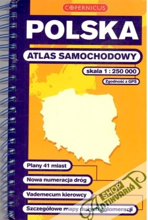 Obal knihy Polska - Atlas samochodowy