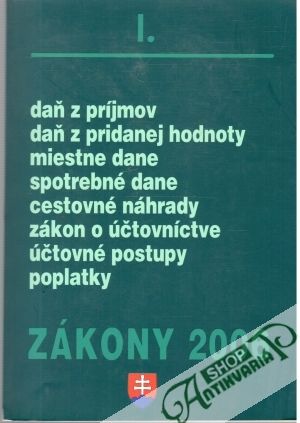 Obal knihy Zákony 2006 - I.