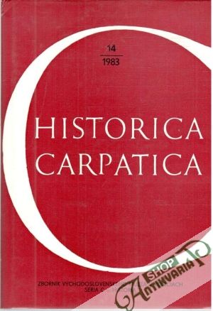 Obal knihy Historica carpatica 14/1983