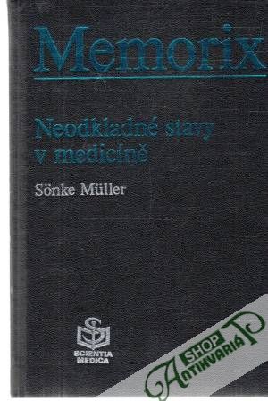 Obal knihy Memorix - Neodkladné stavy v medicíně