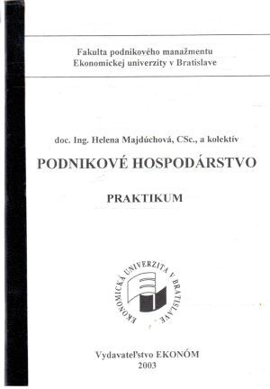 Obal knihy Podnikové hospodárstvo - praktikum