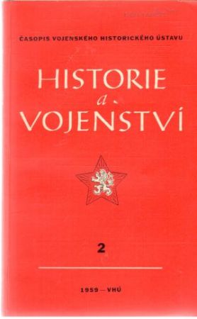 Obal knihy Historie a vojenství 2/1959