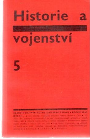 Obal knihy Historie a vojenství 5/1969