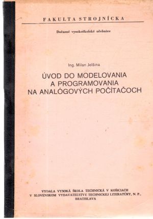 Obal knihy Úvod do modelovania a programovania na analógových počítačoch