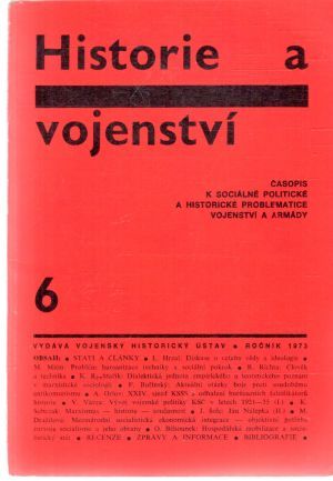 Obal knihy Historie a vojenství 6/1973