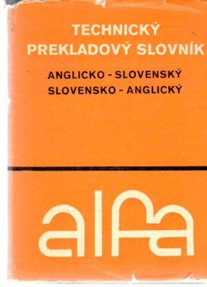 Obal knihy Technický prekladový slovník anglicko-slovenský, slovensko-anglický