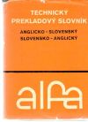 Novák, Binder - Technický prekladový slovník anglicko-slovenský, slovensko-anglický