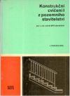 Pavlis J. a kolektív - Konstrukční cvičení z pozemného stavitelství I.