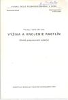 Ivanič J. a kolektív - Výživa a hnojenie rastlín