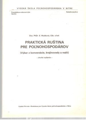 Obal knihy Praktická ruština pre poľnohospodárov