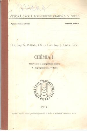 Obal knihy Chémia I.