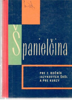 Obal knihy Španielčina pre 2. ročník jazykových škôl a pre kurzy