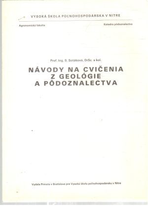 Obal knihy Návody na cvičenia z geológie a pôdoznalectva