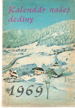 Obal knihy Kalendár našej dediny 1969