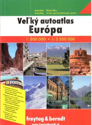 Obal knihy Veľký autoatlas Európa