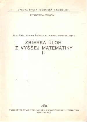 Obal knihy Zbierka úloh z vyššej matematiky II.