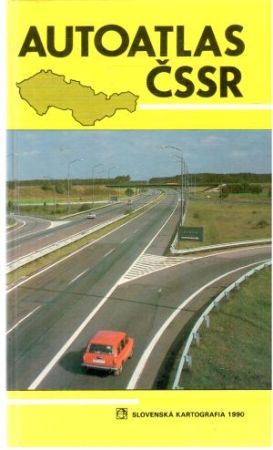 Obal knihy Autoatlas ČSSR