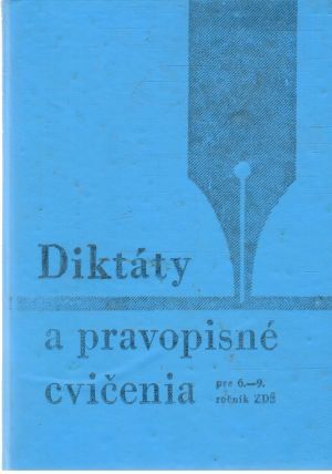 Obal knihy Diktáty a pravopisné cvičenia pre 6. - 9. ročník ZDŠ