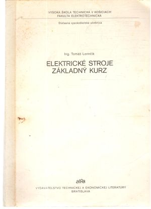 Obal knihy Elektrické stroje - základný kurz