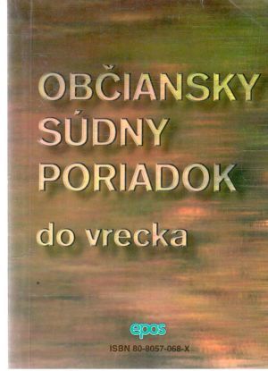 Obal knihy Občiansky súdny poriadok do vrecka